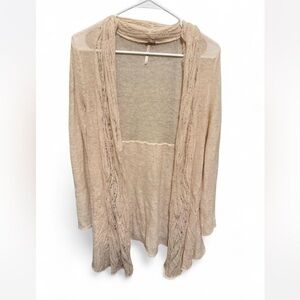 Free People Cream Women's Cardigan
